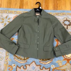 Light weight jacket. Army green.